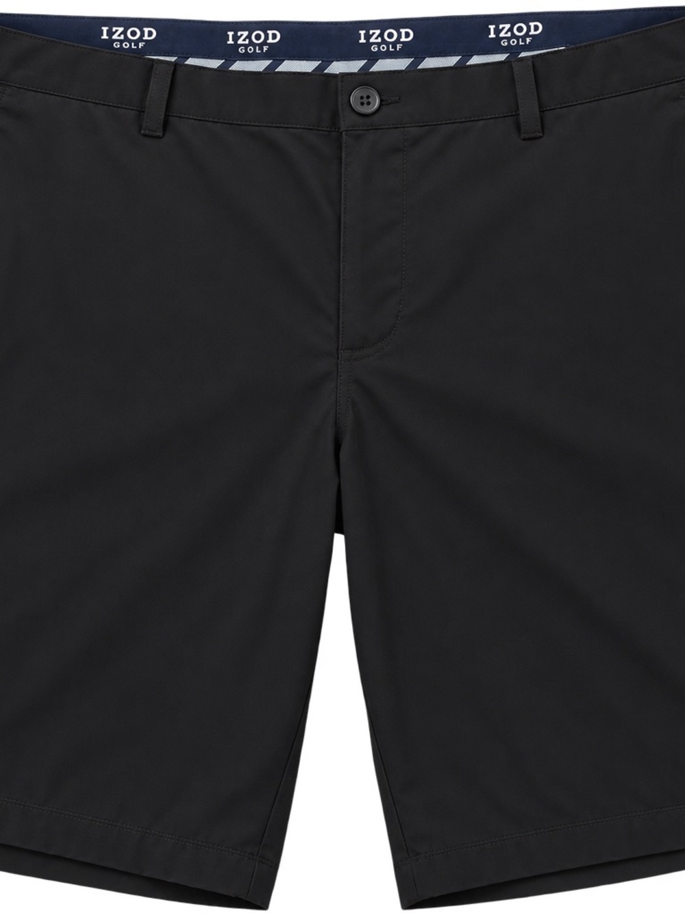 Izod Black Men's Hybrid Golf Shorts